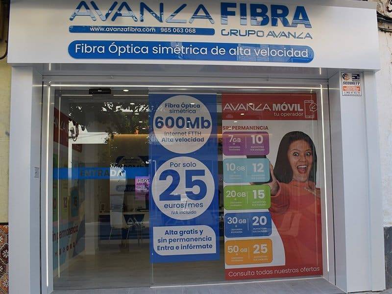 Tienda Avanza Fibra en Paterna